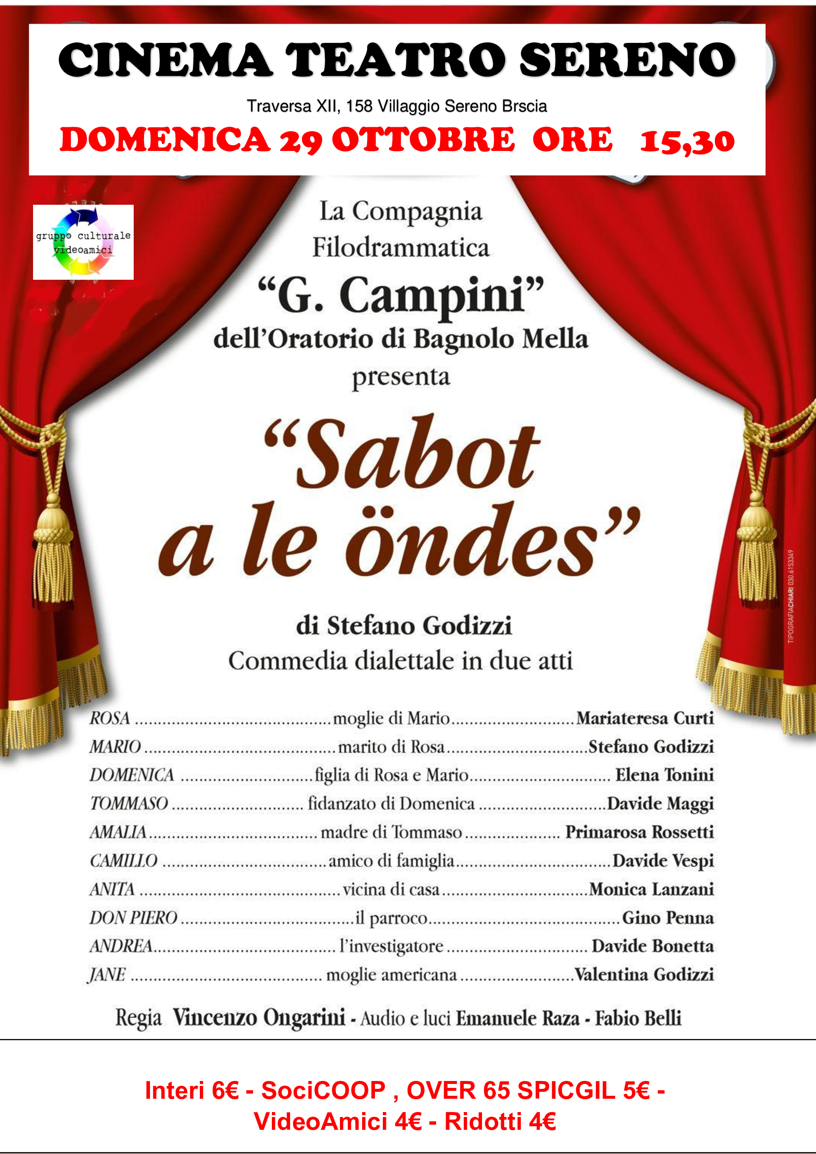 Commedia dialettale – SABOT A LE ÖNDES