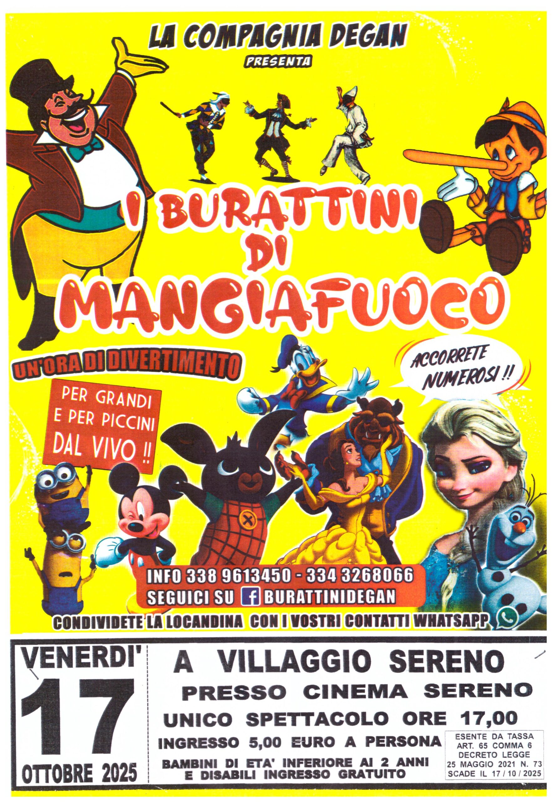 I BURATTINI DI MANGIAFUOCO